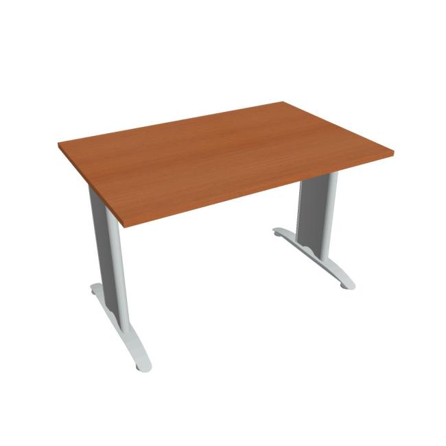 Jednací stůl Flex, 120x75,5x80 cm, třešeň/kov