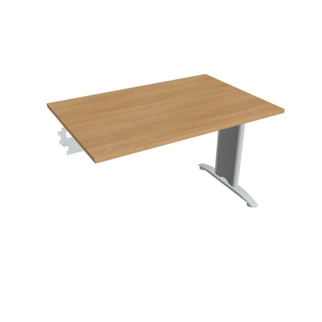 Jednací stůl Flex, 120x75,5x80 cm, dub/kov