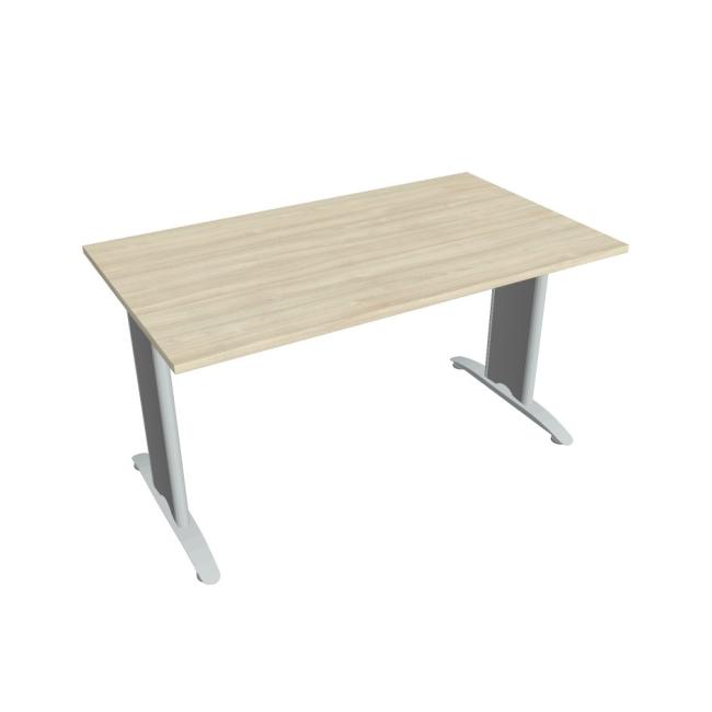 Jednací stůl Flex, 140x75,5x80 cm, akát/kov