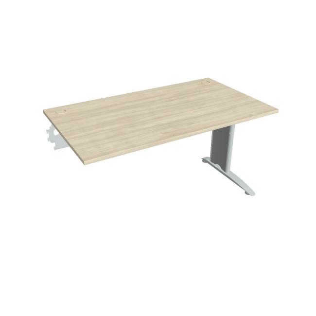 Pracovní stůl Flex, 140x75,5x80 cm, akát/kov