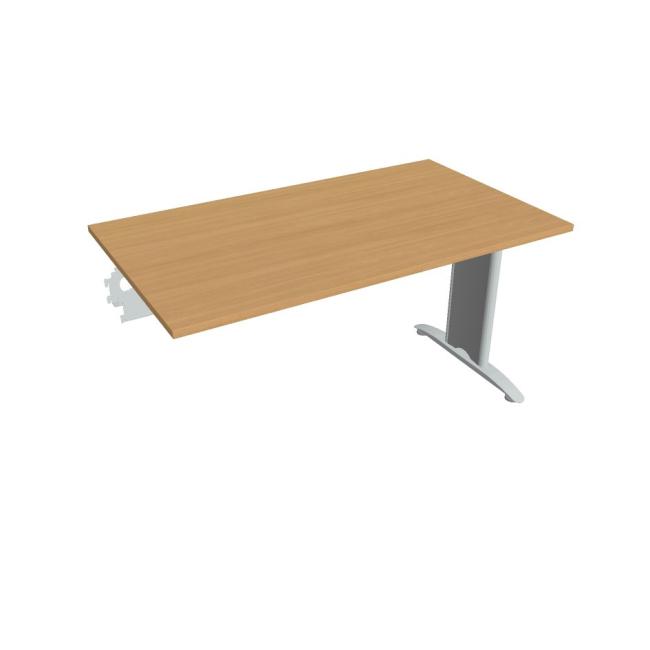 Jednací stůl Flex, 140x75,5x80 cm, buk/kov