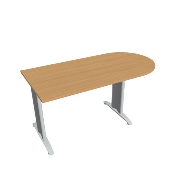 Doplňkový stůl Flex, 160x75,5x80 cm, buk/kov