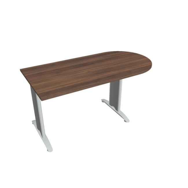Doplňkový stůl Flex, 160x75,5x80 cm, ořech/kov