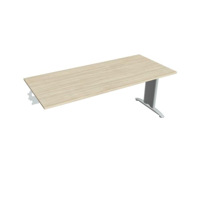 Jednací stůl Flex, 180x75,5x80 cm, akát/kov