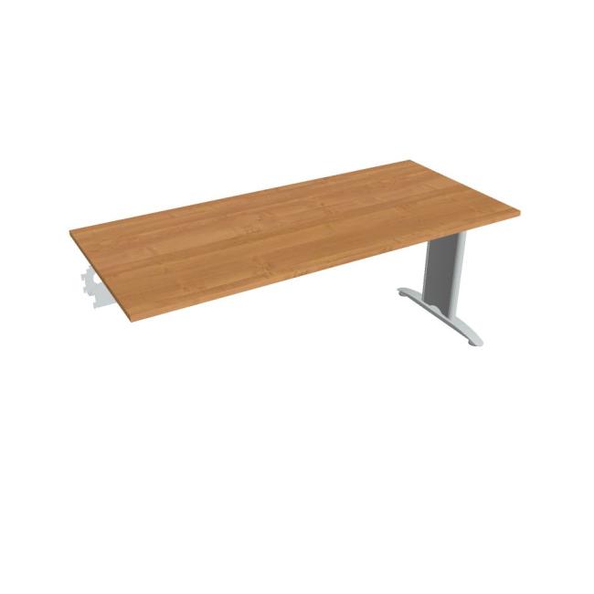 Jednací stůl Flex, 180x75,5x80 cm, olše/kov
