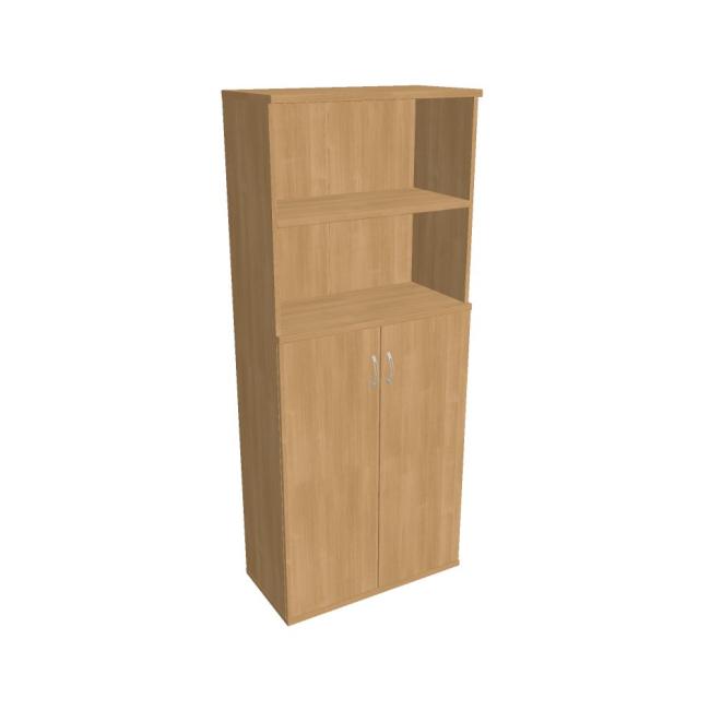 Policová skříň Strong, 80x192x40 cm, dub/dub