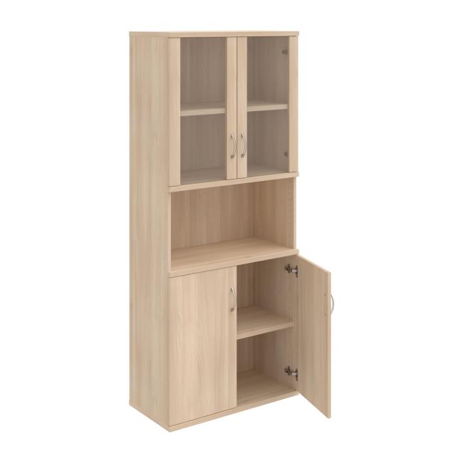 Policová skříň Strong, 80x192x40 cm, akát/akát