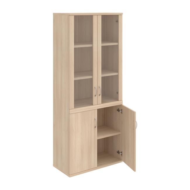 Policová skříň Strong, 80x192x40 cm, akát/akát