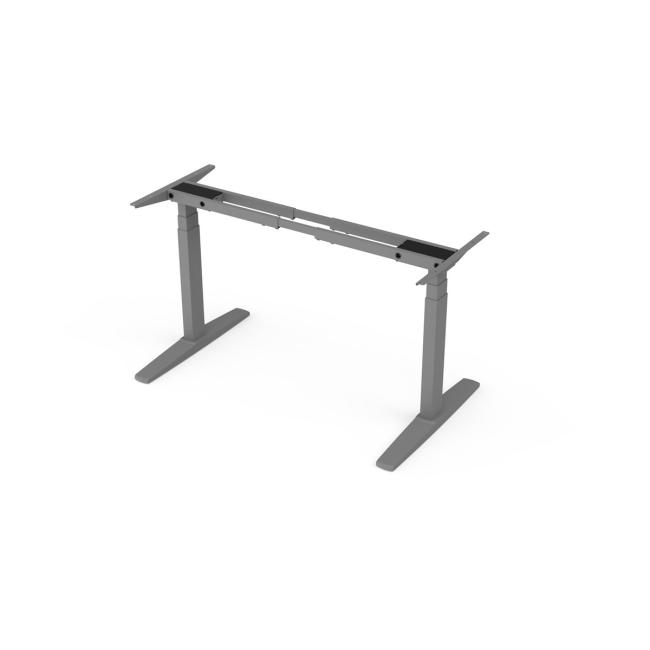 Stolní podnož BASIC, výškově nastavitelná, 2-motorová, 120-160cm x80 cm, barva šedá RAL 9006