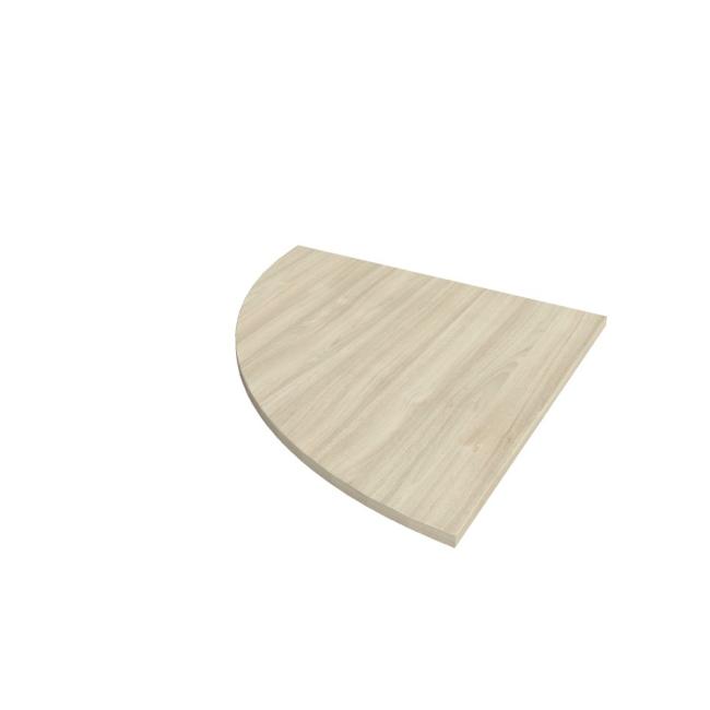 Doplňkový stůl Flex, levý, 80x80 cm, akát