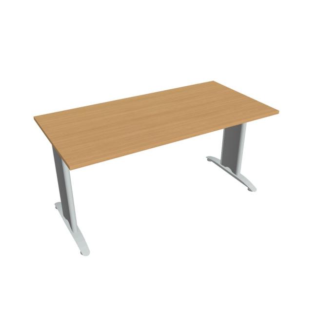 Jednací stůl Flex, 160x75,5x80 cm, buk/kov