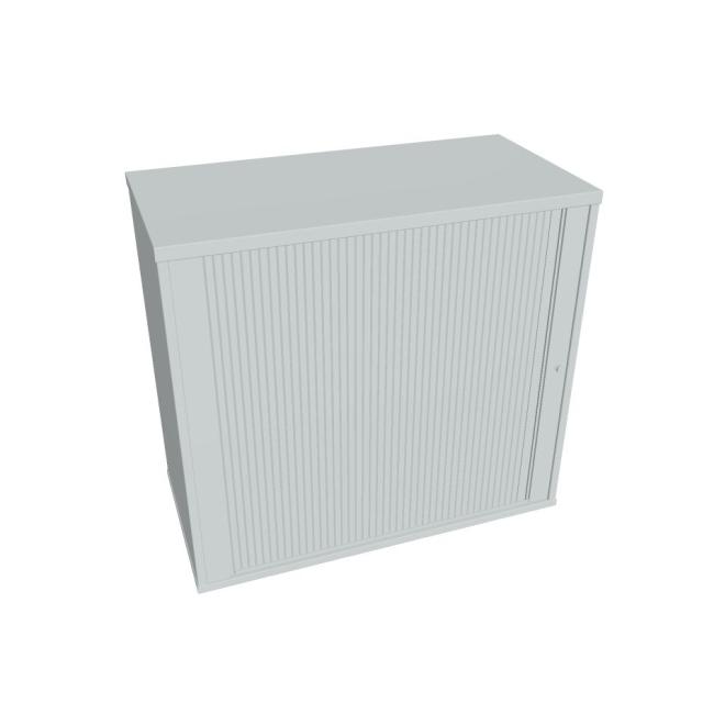 Přídavná skříň ke stolu Hobis, zámek, L, 80x75,5x40 cm, šedá