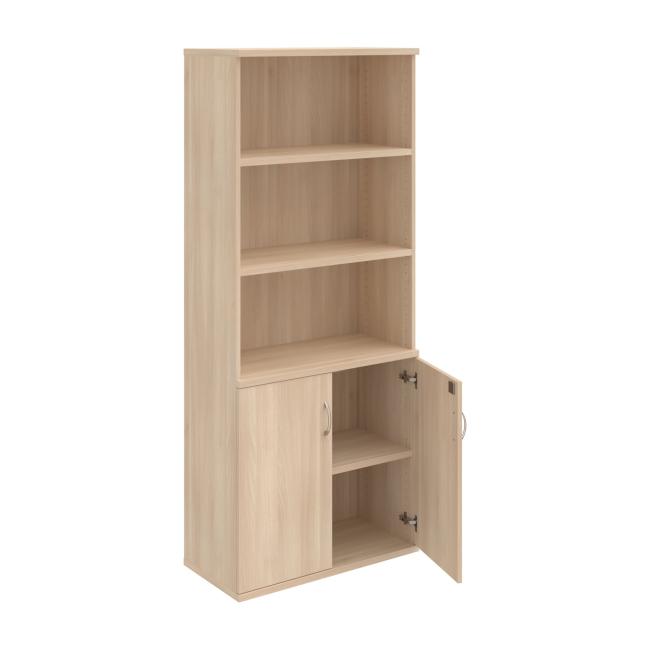 Policová skříň Strong, zámek, 80x192x40 cm, akát/akát