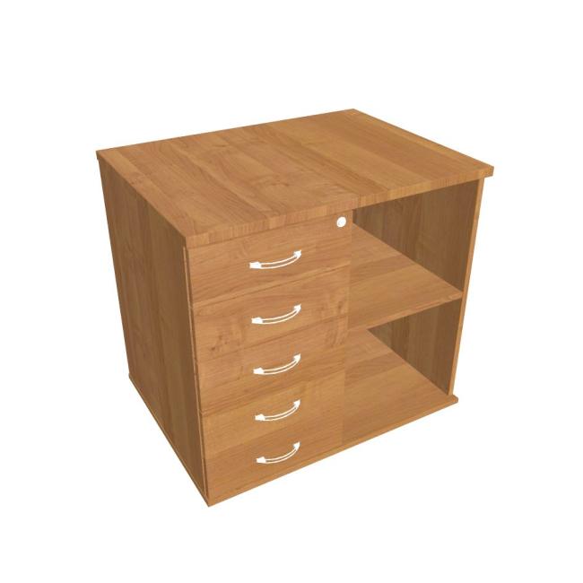 Přídavná skříň ke stolu Hobis, zámek, L, olše