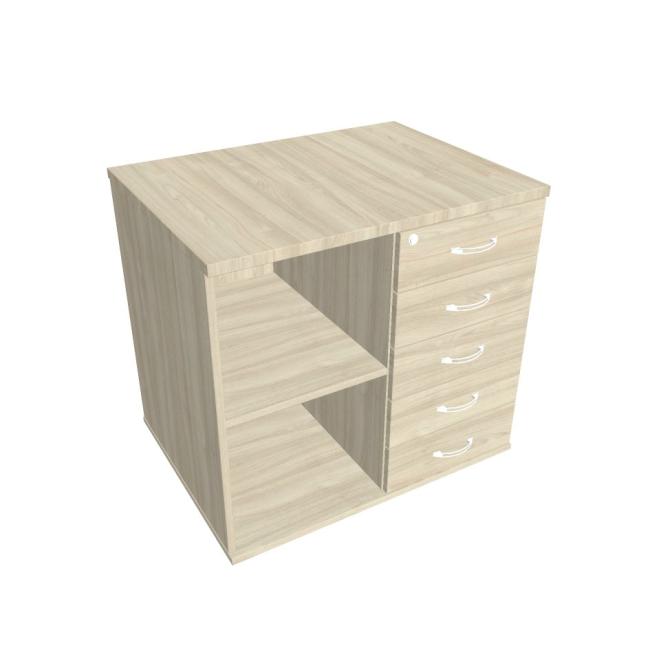 [ON804210] Přídavná skříň ke stolu Hobis, zámek, P, akát