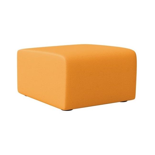 Taburet Rubico Square, 62x75x40cm, látka BN2 oranžová