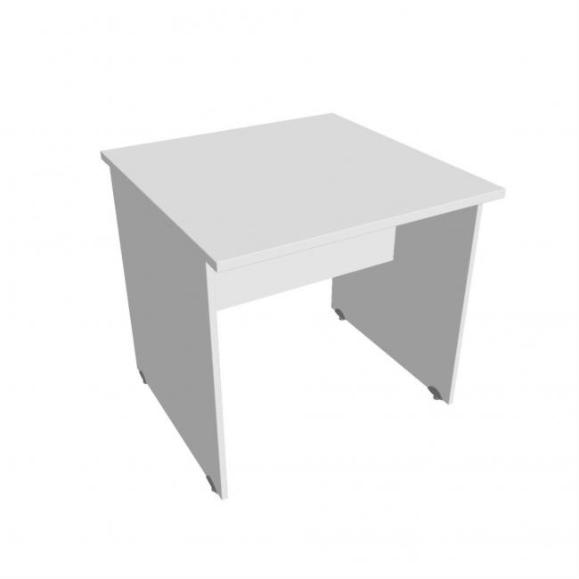 [ON828899] Jednací stůl Gate, 80x75,5x80 cm, bílá/bílá
