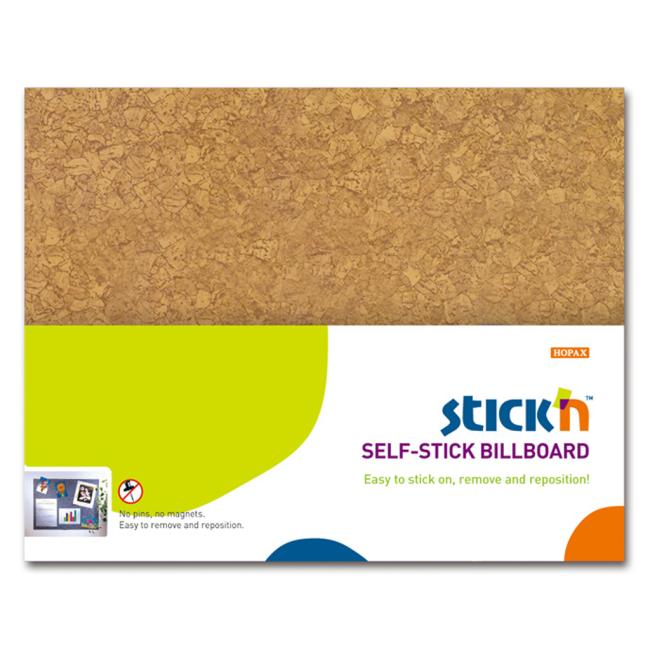 [AV023023] Samolepící nástěnka Stick'n Hopax 58x46 cm hnědá