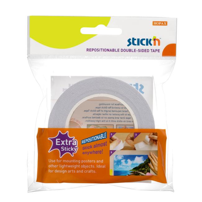 [AV024007] Lepicí páska Stick'n Hopax 12 mm x 12 m oboustranná odnímatelná