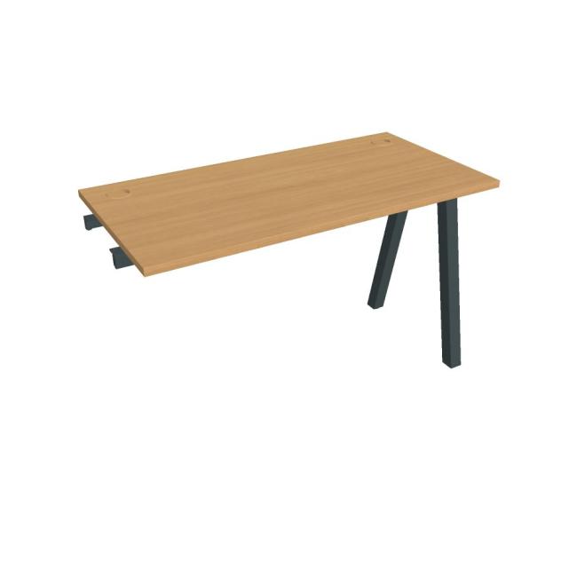 [ON920786] Pracovní stůl UNI A, k podél. řetězení, 120x75,5x60 cm, buk/černá