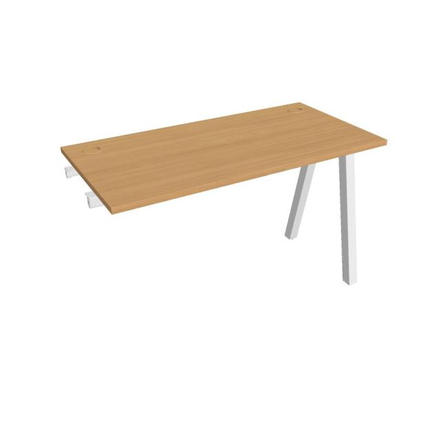 [ON920788] Pracovní stůl UNI A, k podél. řetězení, 120x75,5x60 cm, buk/bílá