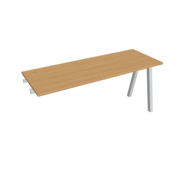 [ON920847] Pracovní stůl UNI A, k podél. řetězení, 160x75,5x60 cm, buk/šedá