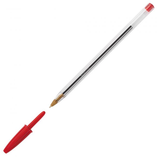 [BC847899] Kuličkové pero BIC Cristal M červené