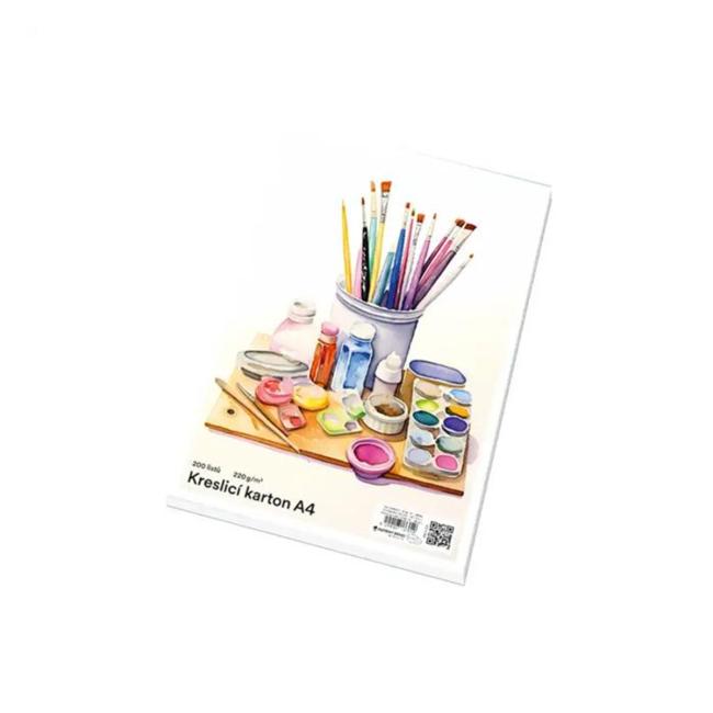 Kreslící karton, 220g, A4 200 ks