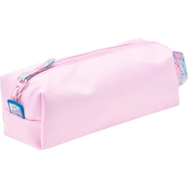 [OX079706] Pouzdro na pera Quattro Oxford Flowers růžové