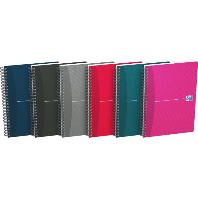 Blok Oxford Essentials, A5, 90 listů, linkovaný, mix barev