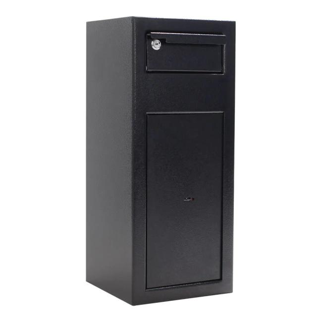 Nábytkový sejf Cashmatic 1, s vhazovacím mechanismem, na klíč, černý