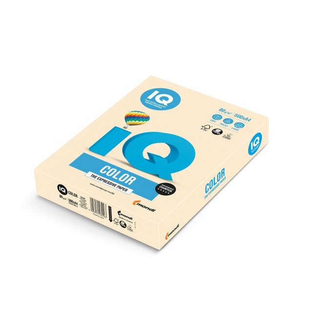 [PA001102] Barevný papír IQ color krémový CR20, A4, 80g