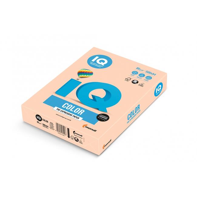 [PA001110] Barevný papír IQ color lososová pastelová SA24, A4, 80g