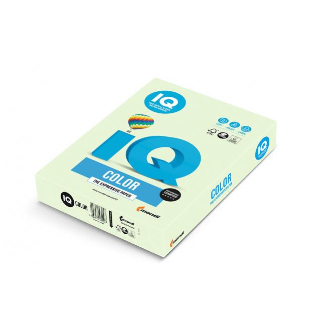 [PA001116] Barevný papír IQ color zelená pastelová GN27, A4, 80g