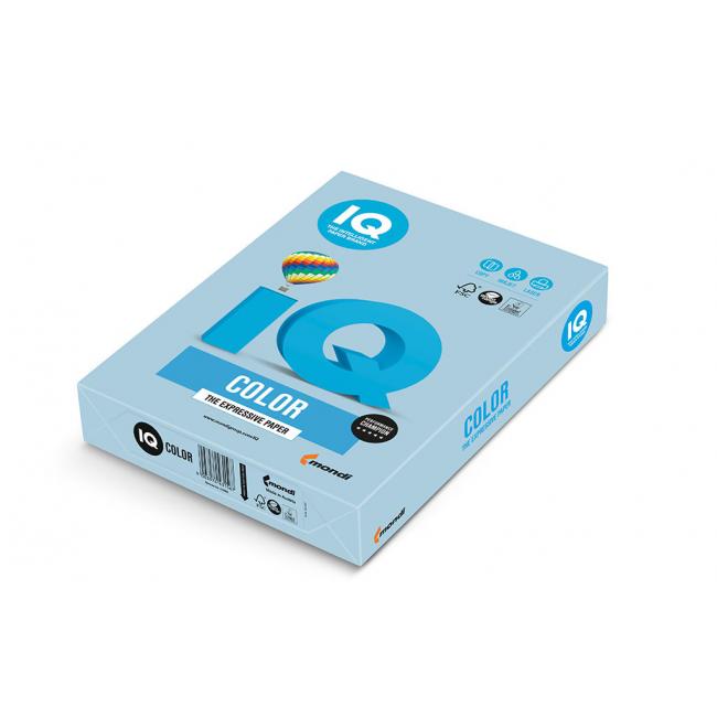 [PA001120] Barevný papír IQ color ledově modrý OBL70, A4, 80g