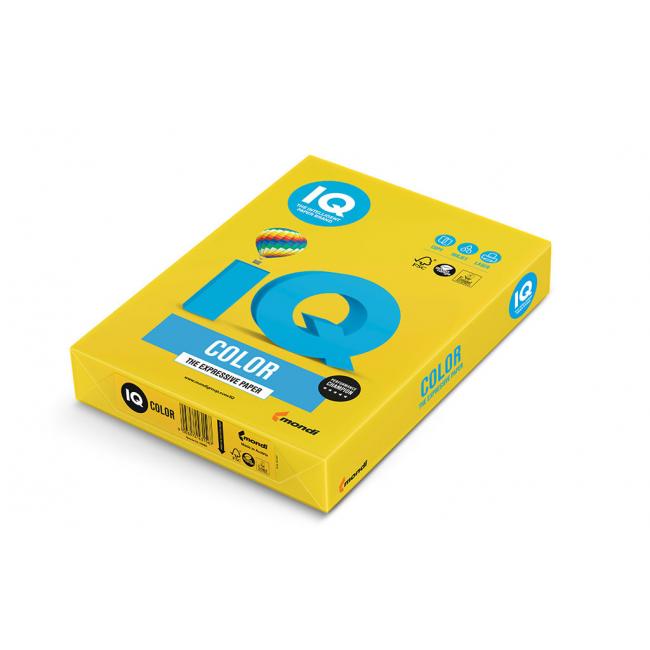[PA001132] Barevný papír IQ color intenzivní žlutý IG50, A4, 80g