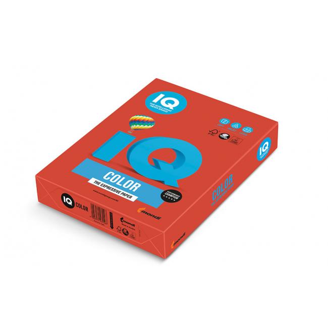 [PA001138] Barevný papír IQ color CO44 korálově červená, A4, 80g