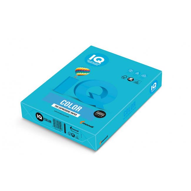 [PA001146] Barevný papír IQ color azurově modrá AB48, A4, 80g