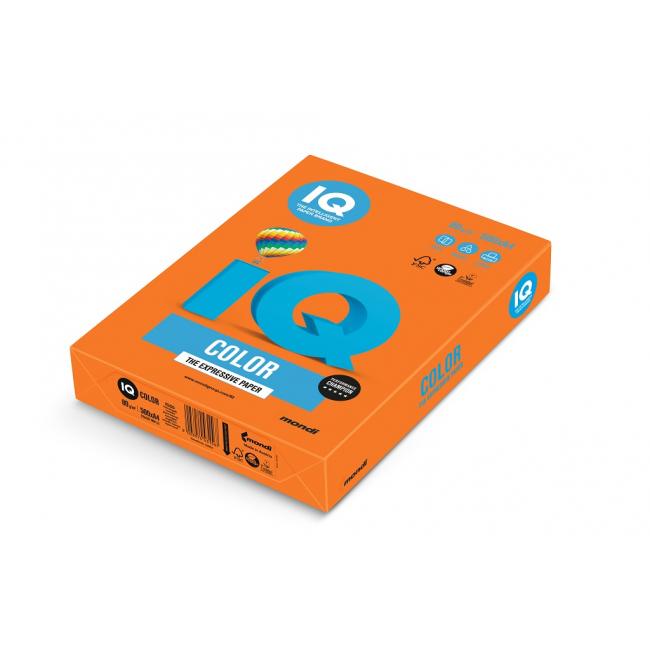 [PA001173] Barevný papír IQ color oranžový OR43, A4, 160g