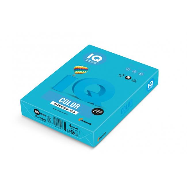 [PA001180] Barevný papír IQ color azurově modrý AB48, A4, 160g