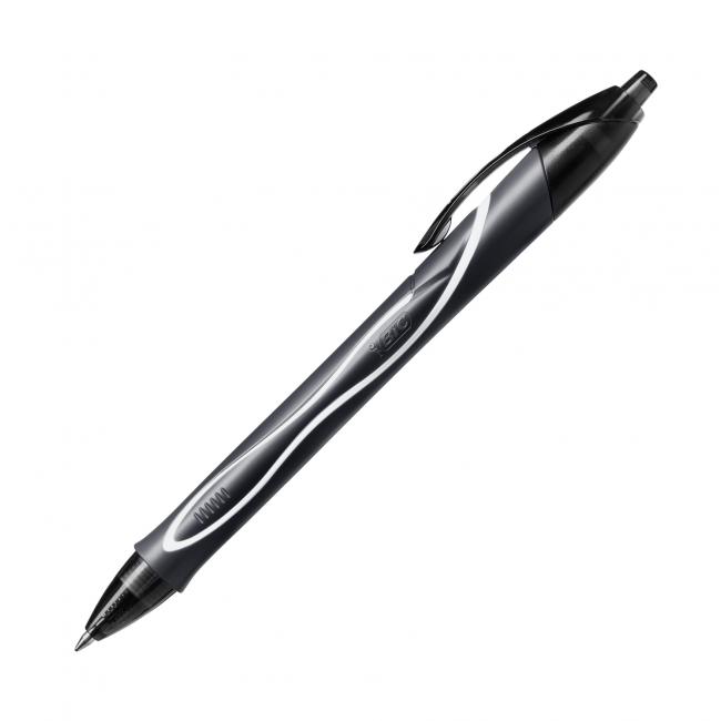 Gelové pero Bic Gelocity Quick Dry černé