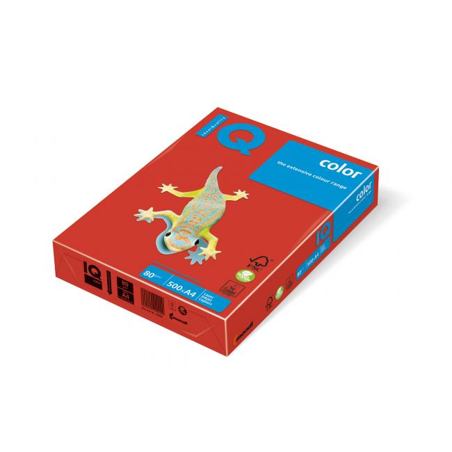 [PA001220] Barevný papír IQ color cihlově červená ZR09, A4, 80g