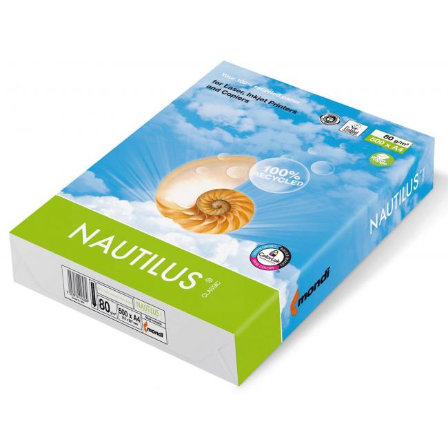 [PA001360] Kopírovací papír Nautilus Classic recyklovaný A4, 80g, CIE 112