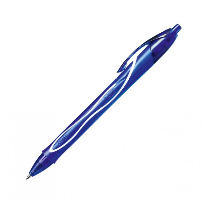 Gelové pero Bic Gelocity Quick Dry modré