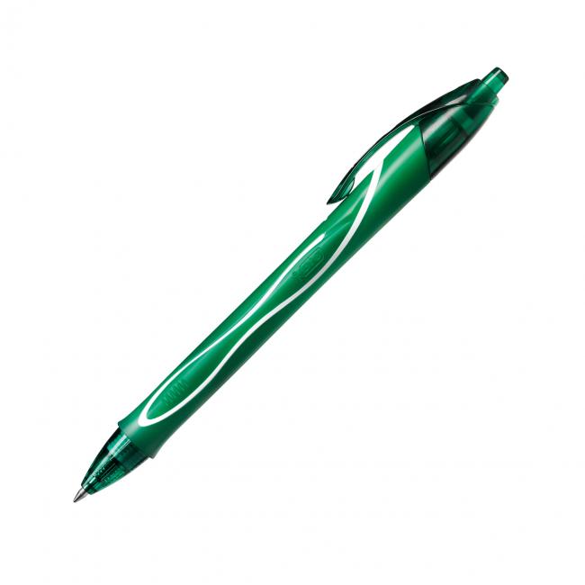 Gelové pero Bic Gelocity Quick Dry zelené