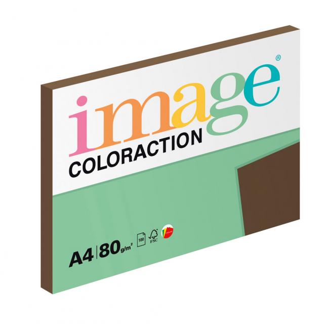 [PA486038] Barevný papír Image Coloraction, A4, 80g, hnědý, 100 archů