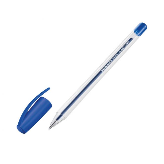 [PE601467] Kuličkové pero Pelikan Stick super soft modré 50ks