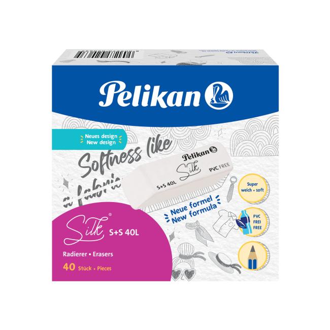 [PE606141] Pryž bez PVC Pelikan S+S 40 L krémová 40 ks