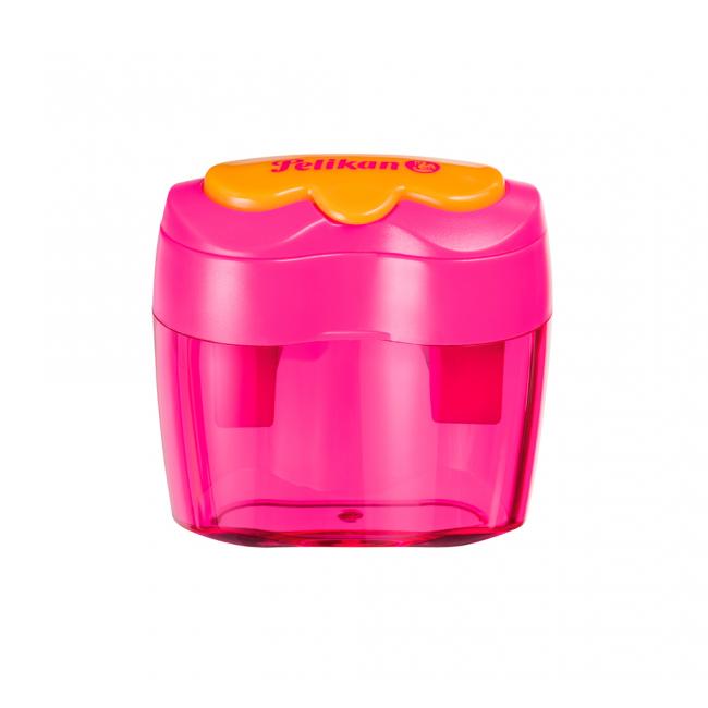 [PE700719] Struhadlo Pelikan Flower plastové se 2 otvory růžové