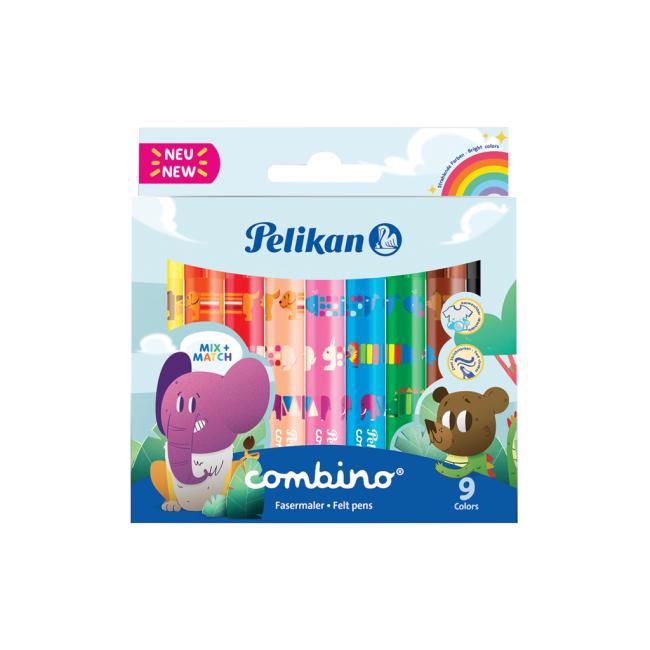 Sada popisovačů Pelikan Combino 411 9 barev